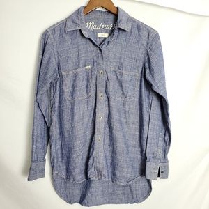 Madewell Tops - Madewell chambray denim button down top Madewell Tops - Madewell chambray denim button down top